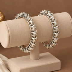 Silver Heritage Bangle Set