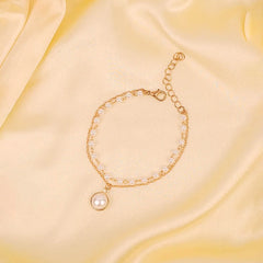 Elegant Beaded Pearl Bracelet