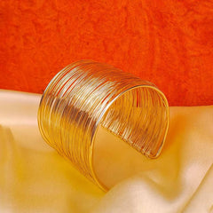 Sculptural Wire Cuff Bracelet
