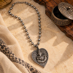Ganesha Silver Necklace