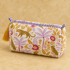 Yellow Jungle Animal 3 Layered Pouches