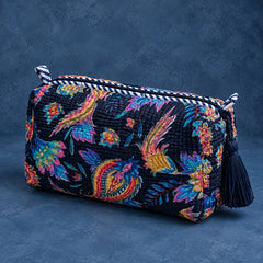 Black Floral 3 Layered Pouches