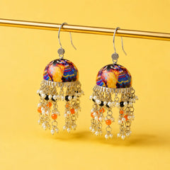 Rangoli Multicolour Meenakari Earrings