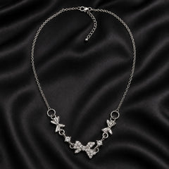 Starlight Butterfly Charm Necklace