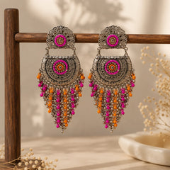 Rangrez Oxidised Earrings