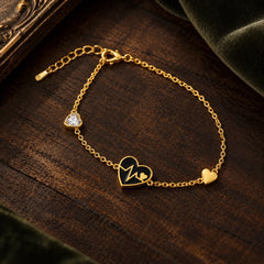 Cupid Pulse Heart Bracelet