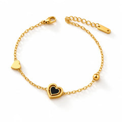 Double Heart Bracelet