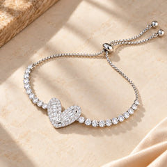 Crystal Heart Bracelet