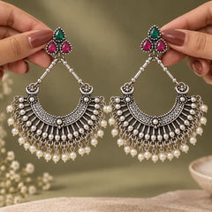 Royal Chandni Oxidised Earrings