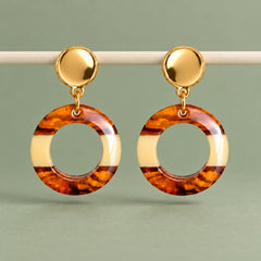 Caramel Curve Earrings