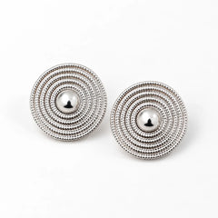 Silver Orbit Earrings