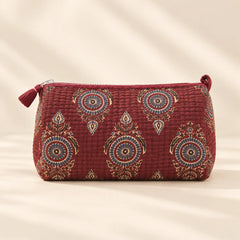 Maroon Mandala Pouch Set