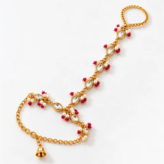 Golden Crystal Blossom Haathphool