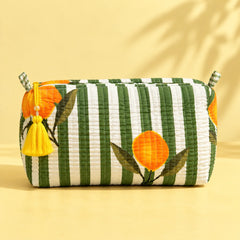 Citrus Striped Pouch