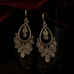 Boho Antique Gold Dangler Earrings