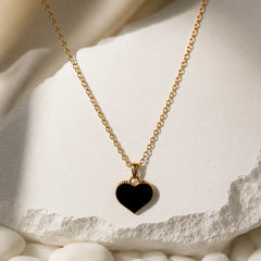 Gold Heart Pendant Necklace