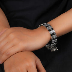 Oxidised Beaded Bracelet