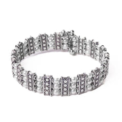 Oxidised Beaded Bracelet