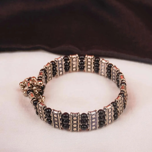 Oxidised Beaded Bracelet
