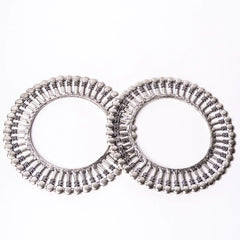 Ethnic Oxidised Round Bangles