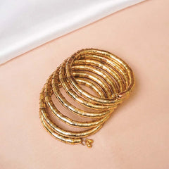 Spiral Bracelet Six Layered