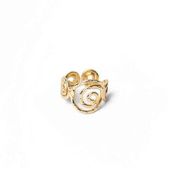 Brass Swirl Ring
