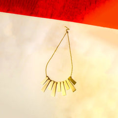 Brass Statement Necklace