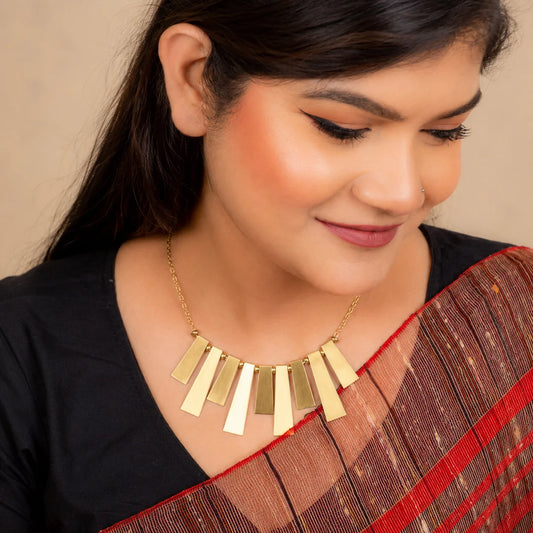 Brass Statement Necklace