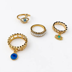 Evil Eye Rings Combo