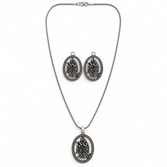 Radha Krishna Divine Necklace Set