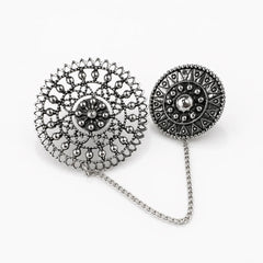 Mandala Chain Double Finger Ring