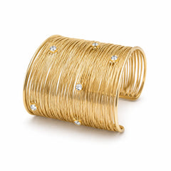 Celestial Crystal Gold Handcuff
