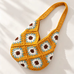 Sunshine Bloom Crochet Bag
