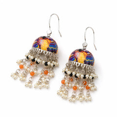 Rangoli Multicolour Meenakari Earrings