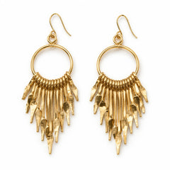 Sienna Golden Dangle Earrings