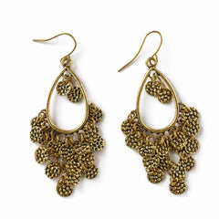 Boho Antique Gold Dangler Earrings