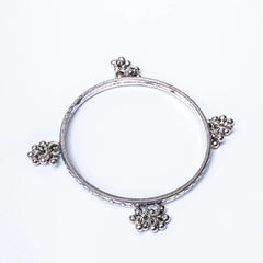 Oxidised Round Ghungroo Bangles
