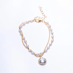 Elegant Beaded Pearl Bracelet