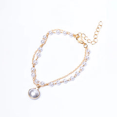 Elegant Beaded Pearl Bracelet