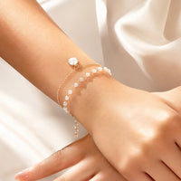 Elegant Beaded Pearl Bracelet