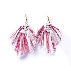 Macramé Tassel Earrings