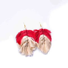 Macramé Tassel Earrings