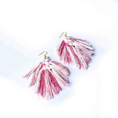 Macramé Tassel Earrings