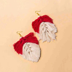 Macramé Tassel Earrings