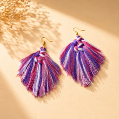 Macramé Tassel Earrings
