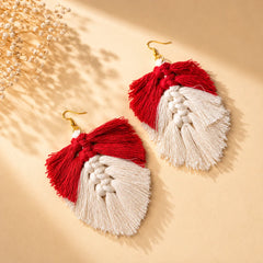 Macramé Tassel Earrings