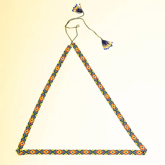 Beaded Multicolour Tassel String Belt