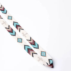 Beaded Pearly White Colourful String Belt