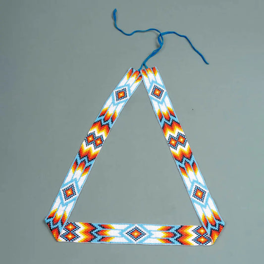 Beaded Bright Multicolour String Belt
