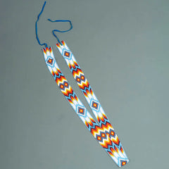 Beaded Bright Multicolour String Belt